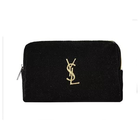 makeup bag yves saint laurent|yves saint laurent cosmetic bag.